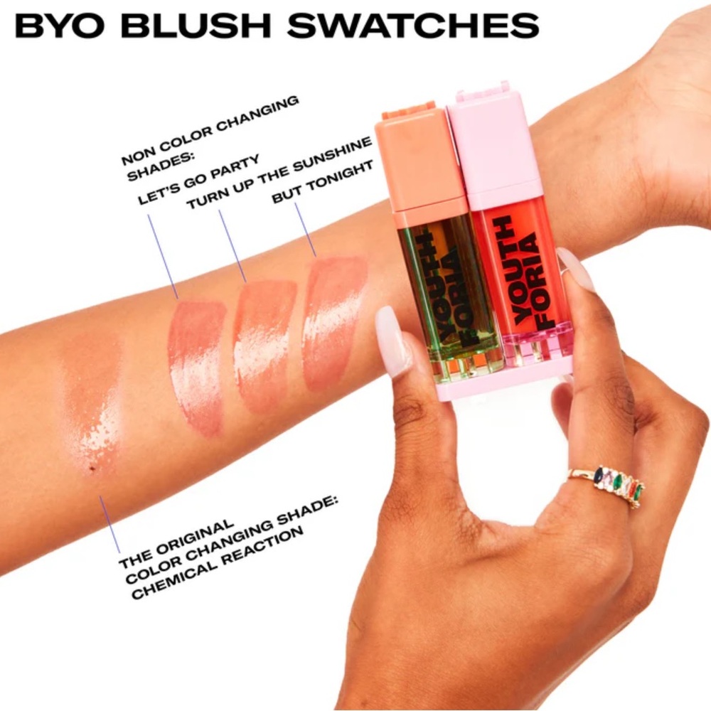 YOUTH FORIA BYO BLUSH TINTED BLUSH OIL SHADE BUT TONIGHT - Picture 4 of 9